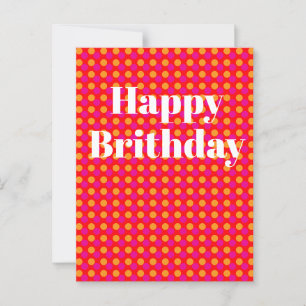 Carte postale d'anniversaire