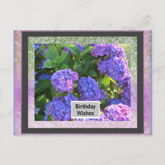 Carte postale d'anniversaire à cadre photo (Devant)