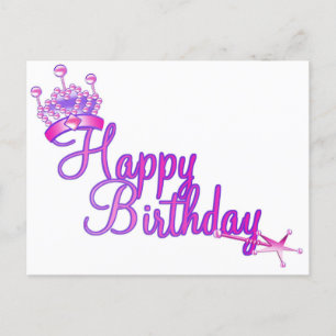 Carte postale d'anniversaire de la Princesse Couro