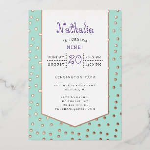 Carte postale d'anniversaire pastel en confettis d