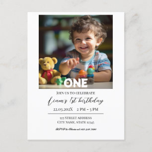 Carte postale d'anniversaire personnalisée avec ph