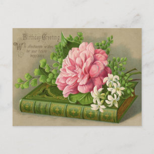 Carte postale d'anniversaire vintage