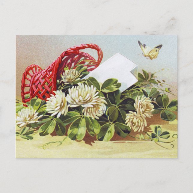 Carte postale d'anniversaire vintage (Devant)