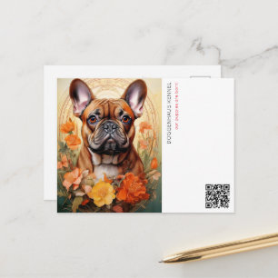 Carte postale d'annonce de chiot