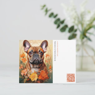 Carte postale d'annonce de chiot