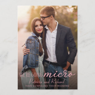 Carte Postale d'Annonce de Réduction de Mariage Ph