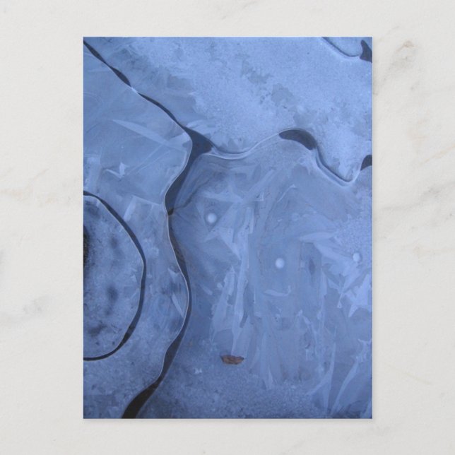 Carte Postale dans la glace (Devant)