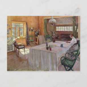 Carte Postale Dans la maison de l'artiste Konstantin Korovin