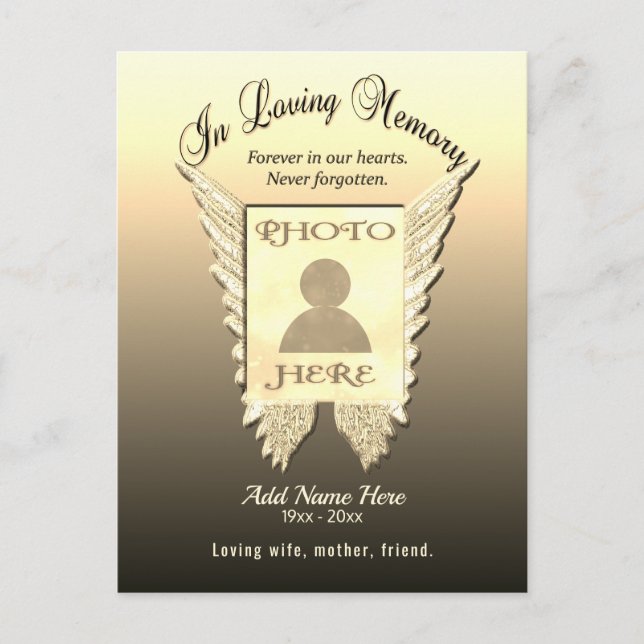 Carte Postale Dans la mémoire aimante (Devant)