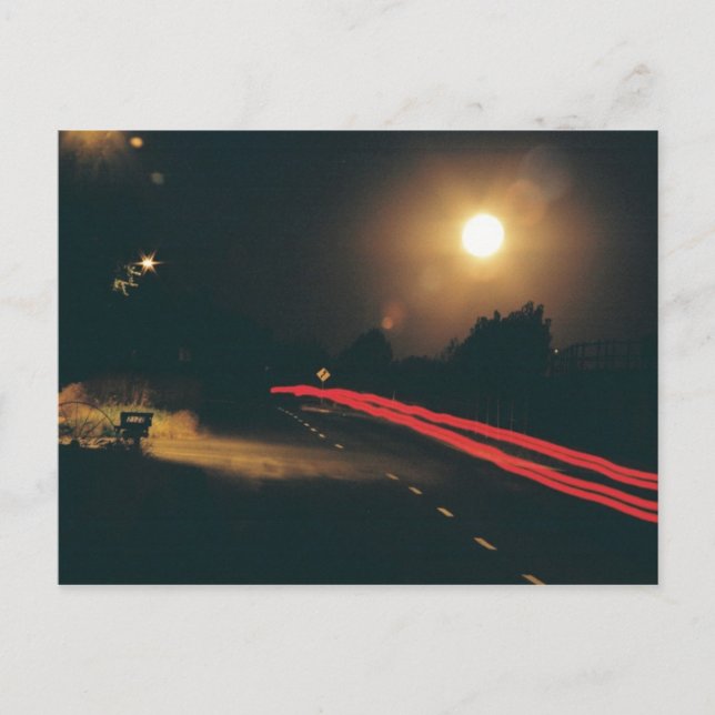 Carte Postale Dans la nuit (Devant)