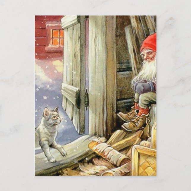 Carte Postale « Dans la remise » de Jenny Nystrom (Devant)