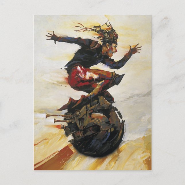 Carte Postale "Dans la voie rapide" (Devant)