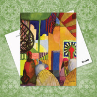 Dans le Bazar Tunisie Août Macke