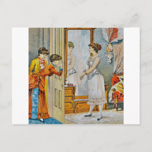 Carte Postale Dans le boudoir