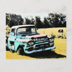 Carte Postale Dans le champ de foin