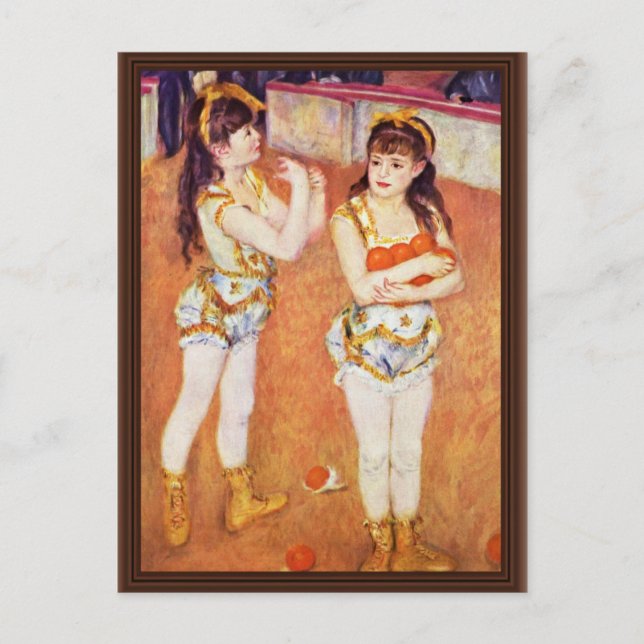 Carte Postale Dans Le Cirque Fernando Par Pierre-Auguste Renoir (Devant)