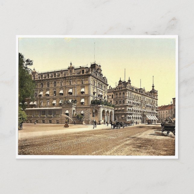 Carte Postale Dans le Heedenthor, Brême, Allemagne classique Pho (Devant)
