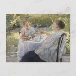 Carte Postale Dans le jardin, 1911