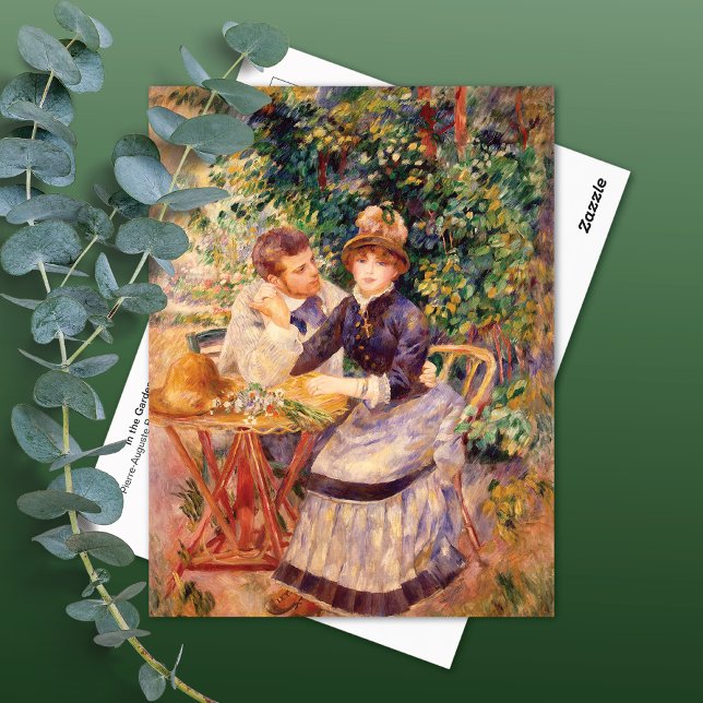 Carte Postale Dans le jardin Pierre-Auguste Renoir (Créateur téléchargé)