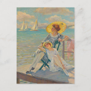 Carte Postale Dans le soleil   Edward Cucuel