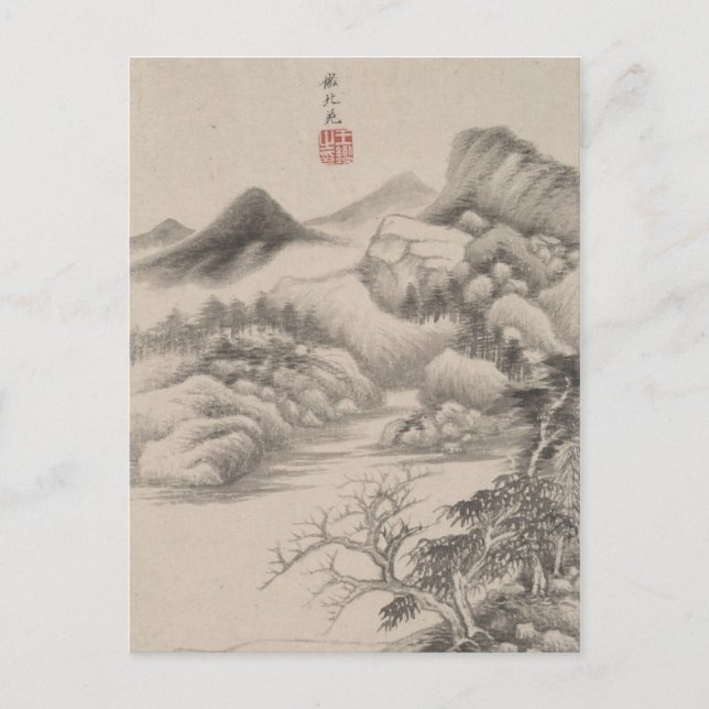 Carte Postale Dans le style de divers maîtres anciens | B&W (Devant)