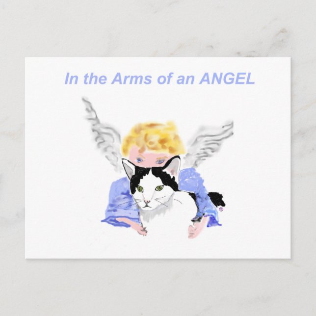 Carte Postale Dans les armoiries d'un ange (Devant)