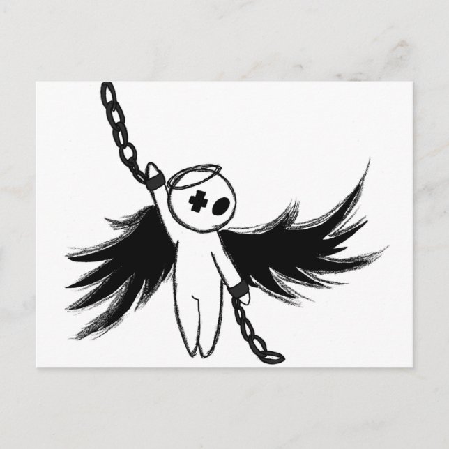 Carte Postale Dans les chaînes (Devant)