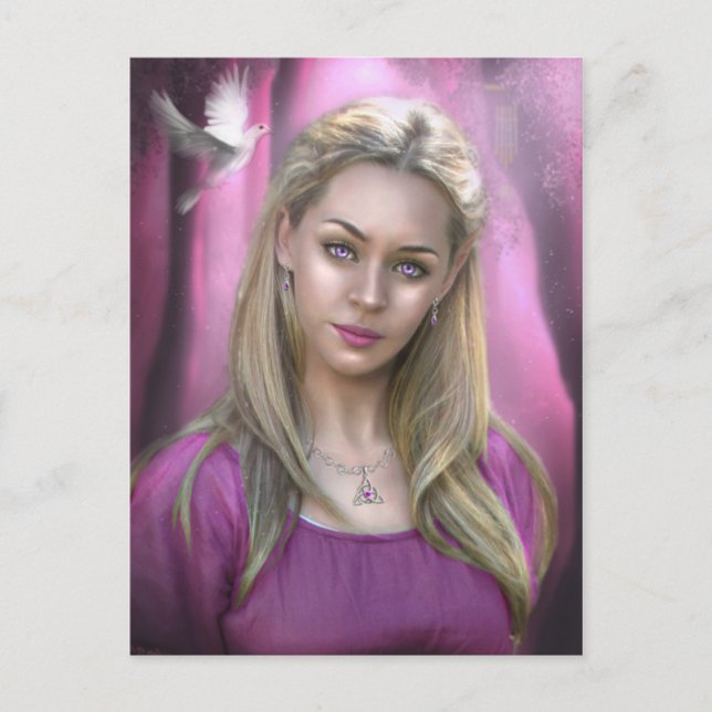 Carte Postale Dans les yeux de l'amour (Devant)