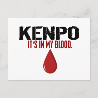 Carte Postale Dans Mon Sang KENPO