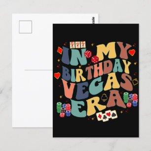 Carte Postale Dans mon voyage de vacances pour une fête à Vegas 