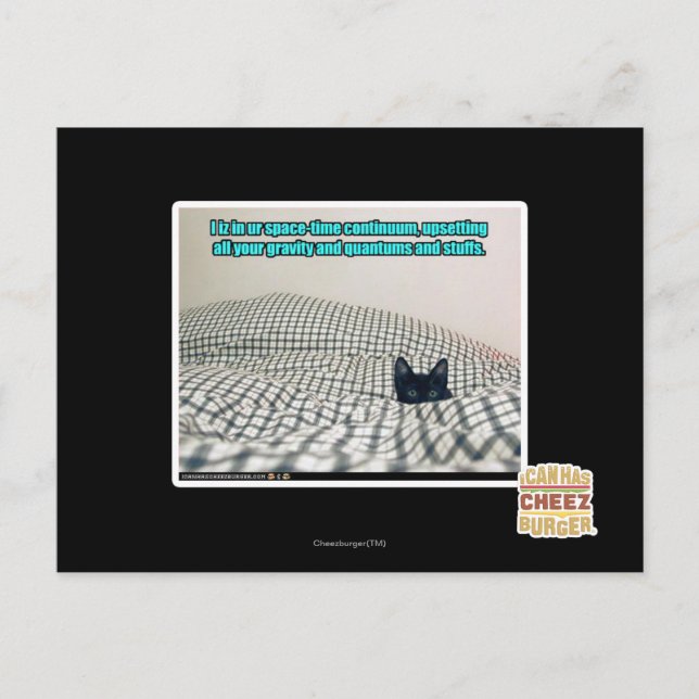 Carte Postale Dans notre Continuum de temps spatial (Devant)