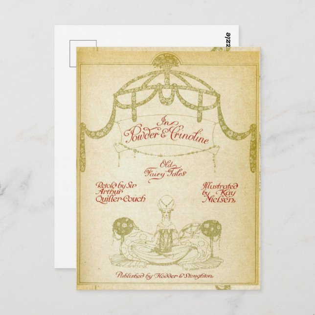 Carte Postale Dans Powder et Crinoline, Kay Nielsen a publié le  (Devant / Derrière)