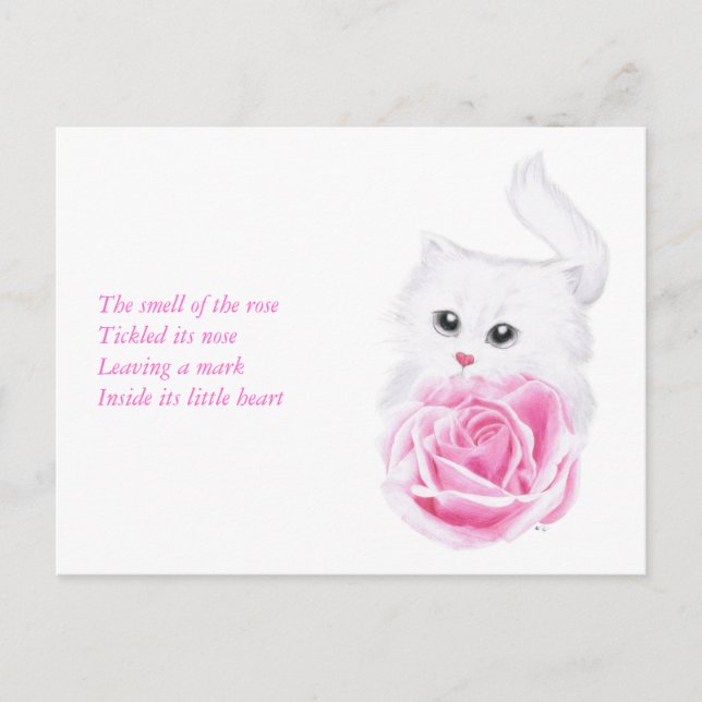 Carte Postale Dans son petit coeur (Devant)