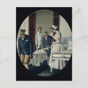 Carte Postale Dans un hôpital militaire