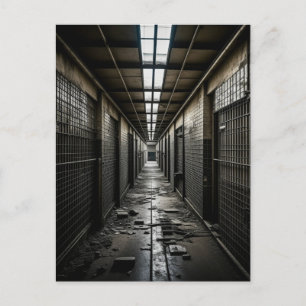 Carte Postale Dans une prison abandonnée