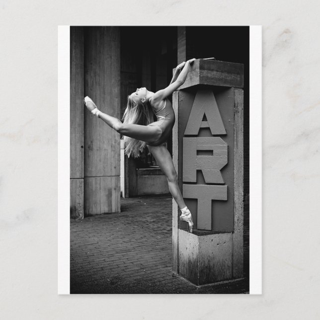 Carte Postale danse ! (Devant)