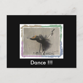 Carte postale Danse