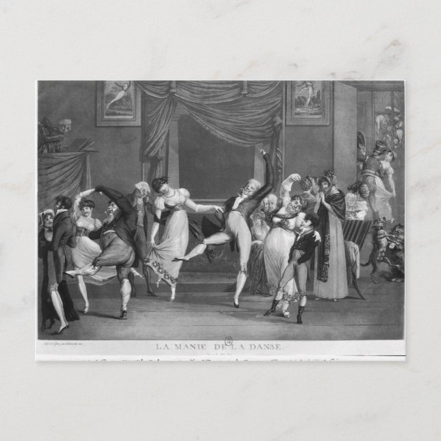 Carte Postale Danse, 1809 (Devant)