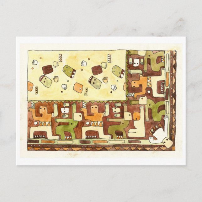 Carte Postale Danse africaine (Devant)