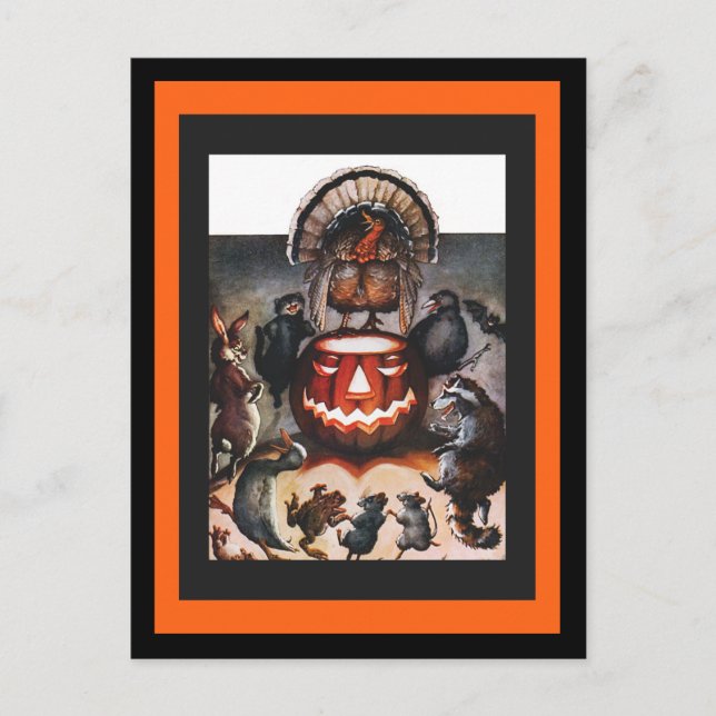 Carte Postale Danse animale de récolte (Devant)