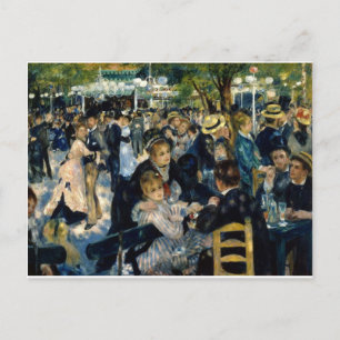Carte Postale Danse au Moulin de la Galette de Renoir