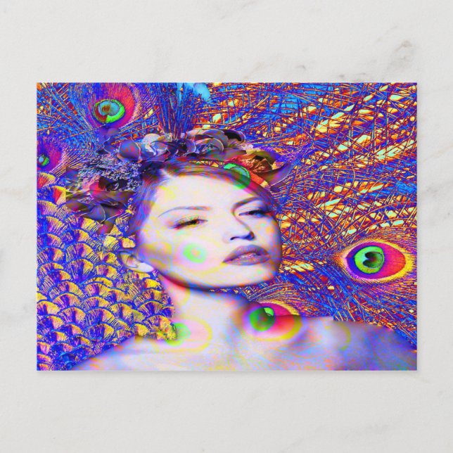 Carte Postale Danse couleur (Devant)