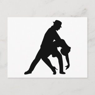 Carte Postale Danse couple tango