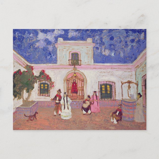 Carte Postale Danse créole, avant 1927 (Devant)