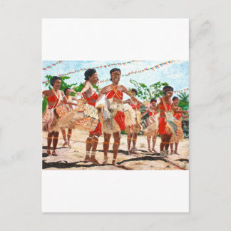 Carte Postale Danse culturelle en Papouasie-Nouvelle-Guinée