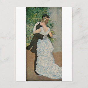 Carte Postale Danse dans la ville de Pierre-Auguste Renoir (1883