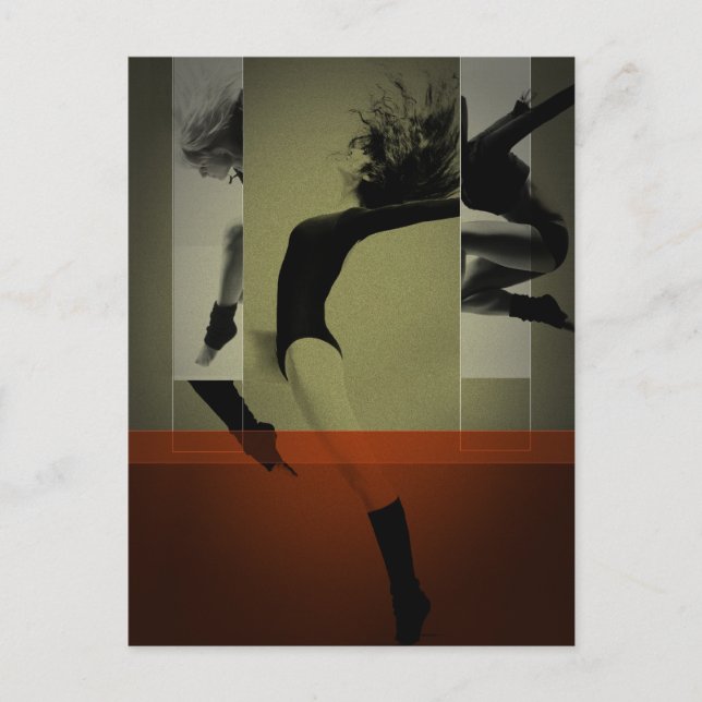 Carte Postale Danse de ballet (Devant)