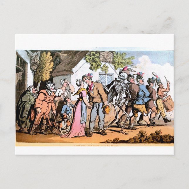 Carte postale Danse de la mort (Devant)
