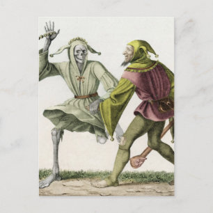 Carte Postale Danse de la mort - L'idiot