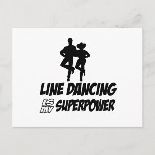 Carte Postale DANSE DE LIGNE cool conceptions